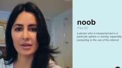 Katrina Kaif calls herself a 'noob,' but why? Watch hilarious video