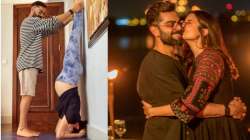 Pregnant Anushka Sharma continues doing Shirshasana with her 'very able husband' Virat Kohli's suppo