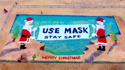 Sudarsan Pattnaik creates giant 3D sand art to spread awareness, attempts world record