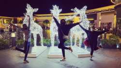 Rohman Shawl 'lifelines' Sushmita Sen 'glows in the dark' with daughters Renee, Alisah in Dubai