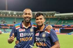 Hardik Pandya and T Natarajan