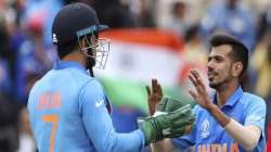 Yuzvendra Chahal and MS Dhoni