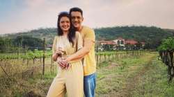 Aditya Narayan with 'partner in crime & in wine' Shweta enjoys at vineyard; check pics