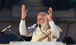 Prime Minister Narendra Modi addresses during 125th birth anniversary of Netaji Subash Chandra Bose,