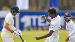 Leftarm spinner Lasith Embuldeniya dismissed double centurion Joe Root