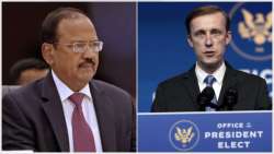 India's National Security Adviser Ajit Doval and America’s new National Security Adviser Jake Sulliv