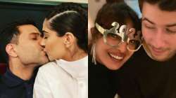 Sonam Kapoor kisses husband Anand Ahuja, Priyanka Chopra shares first selfie of 2021 with Nick Jonas