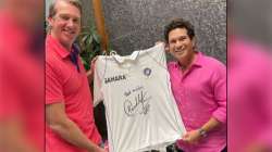 Sachin Tendulkar and Glenn Mcgrath