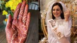 Dia Mirza-Vaibhav Rekhi wedding festivities begin, actress flaunts mehendi; see pics