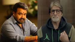 Mohanlal gifts Big B, daughter Vismaya's book 'Grains Of Stardust'