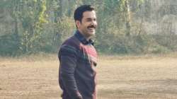 Rajkummar Rao enjoys a game of cricket on sets of Badhaai Do