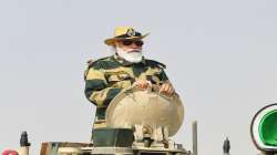 This photo was shared by PM Modi on his Twitter page after his visit to Longewala in Rajasthan in November 2020.