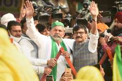 sanjay raut meets farmers 