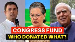 congress donation list, congress funding list, money donated to congress,kapil sibal, rahul gandhi, 