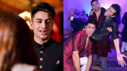 Ibrahim Ali Khan at friend's wedding