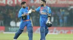 Rishabh Pant and Virat Kohli