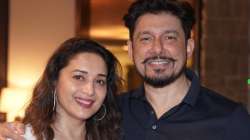 Madhuri Dixit with husband Sriram Nene