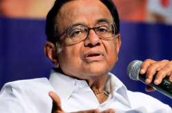 Former Home Minister P. Chidambaram