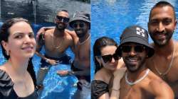 Natasa Stankovic, Hardik Pandya have a blast at Krunal Pandya's pool birthday party; see pics