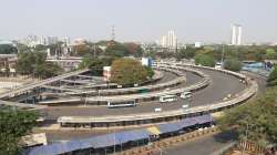 A deserted bus stand in Bengaluru.