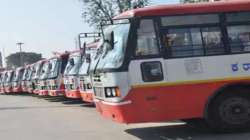 Karnataka RTC worker Bus strike