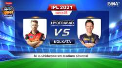 SRH vs KKR Live IPL 2021 Match: Watch Sunrisers Hyderabad vs Kolkata Knight Riders Live Online Hotst