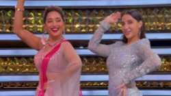 Madhuri Dixit and Nora Fatehi