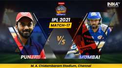 Live Cricket Score, PBKS vs MI IPL 2021 Match 17: Follow Live score and updates from Chennai