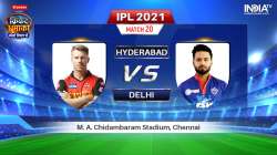 Live IPL 2021 Match SRH vs DC: Where to Watch Sunrisers Hyderabad vs Delhi Capitals Live Online