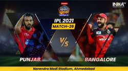 PBKS vs RCB IPL 2021: Find live updates from Punjab Kings vs Royal Challengers Bangalore IPL 2021 Ma