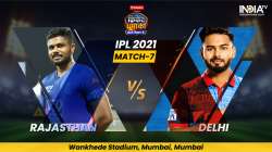  Live Cricket Score, IPL 2021, Match 7, RR vs DC: Follow Live score and updates from Mumbai  