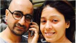 Sunidhi Chauhan with husband Hitesh Sonik