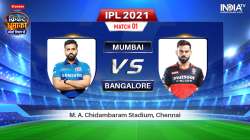 MI vs RCB Live IPL 2021 Match: Watch Mumbai Indians vs Royal Challengers Bangalore Live Online on Ho