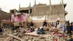 Locals inspect the site of a car bomb attack in Herat province, west of Kabul, Afghanistan. (Representational image)