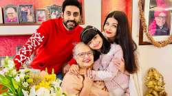 Aishwarya Rai Bachchan shares glimpse of mother's 70th birthday celebration with Abhishek & Aaradhya