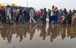 farmers protest, singhu border