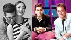 Karan Johar with Kareena Kapoor, Sanjay Dutt