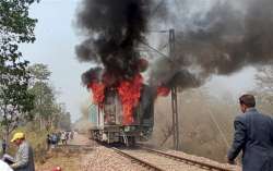 train fire