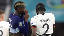 Paul Pogba (Left) and Antonio Rudiger