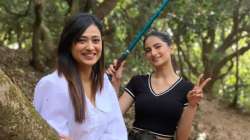 Shweta Tiwari video calls kids Palak and Reyansh