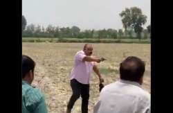 Video: Brothers clash in Faridabad fields, fire shots into the air