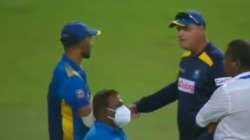 Watch: Sri Lanka captain Dasun Shanaka and coach Mickey Arthur in heated discussion after 2nd ODI lo