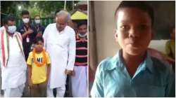 'Bachpan Ka Pyaar' boy Sahdev Dirdo meets Chhattisgarh CM Bhupesh Baghel