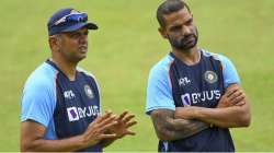 Rahul Dravid and Shikhar Dhawan