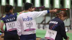 Saurabh Chaudhary and Manu Bhaker