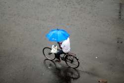 Mumbai Rains: Heavy downpour batters city, IMD issues red alert; rail-road traffic disrupted