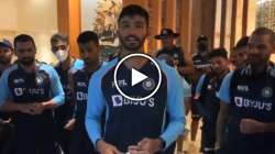 Watch: Birthday boy Devdutt Padikkal's special message for MS Dhoni during Team India celebrations