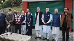 A statement issued here by the alliance spokesperson and CPI(M) leader M Y Tarigam said the PAGD met on Sunday evening under the chairmanship of Farooq Abdullah- the National Conference (NC) president -- at his residence