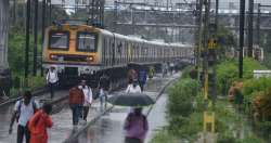 train derails after being hit by landslide