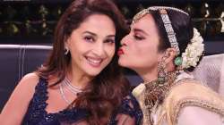 Dance Deewane 3: Rekha twirls on her hit songs, plants a kiss on Madhuri Dixit's cheeks